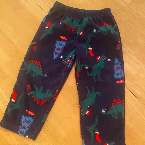 Carter's Other - Carter's Festive Dinosaur Pajama Bottoms - Navy and Red